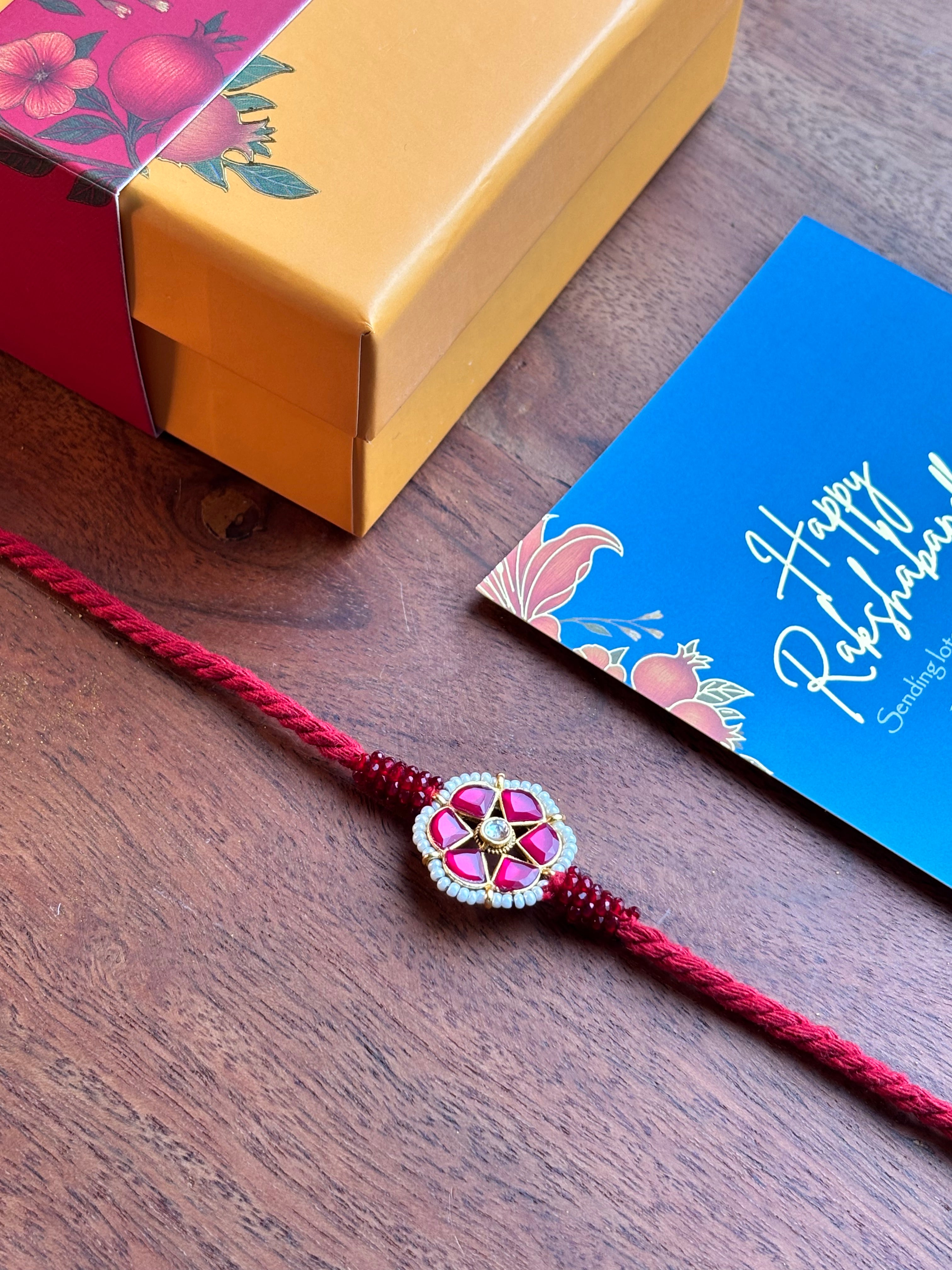 Pushp Rakhi (Pink)