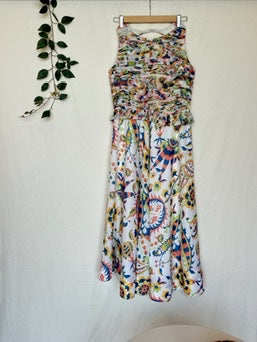 Gathered Printed Dress (Sale)