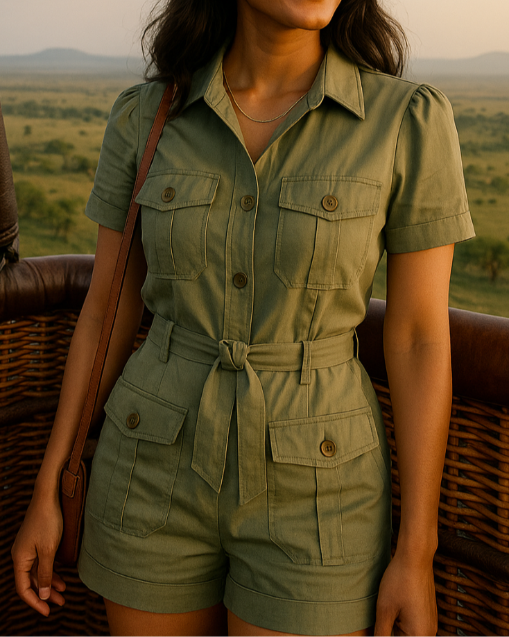 Safari Jumpsuit Short