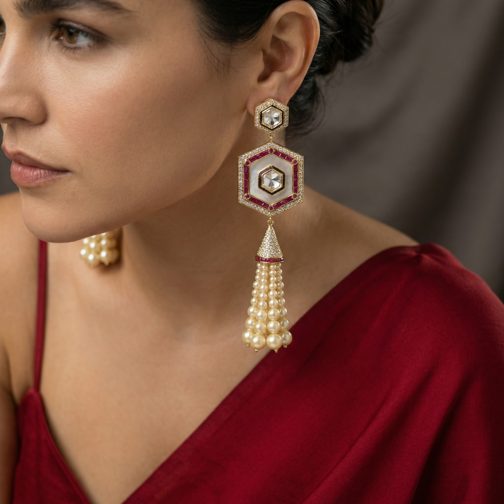 Elysian Pearle Necklace Set