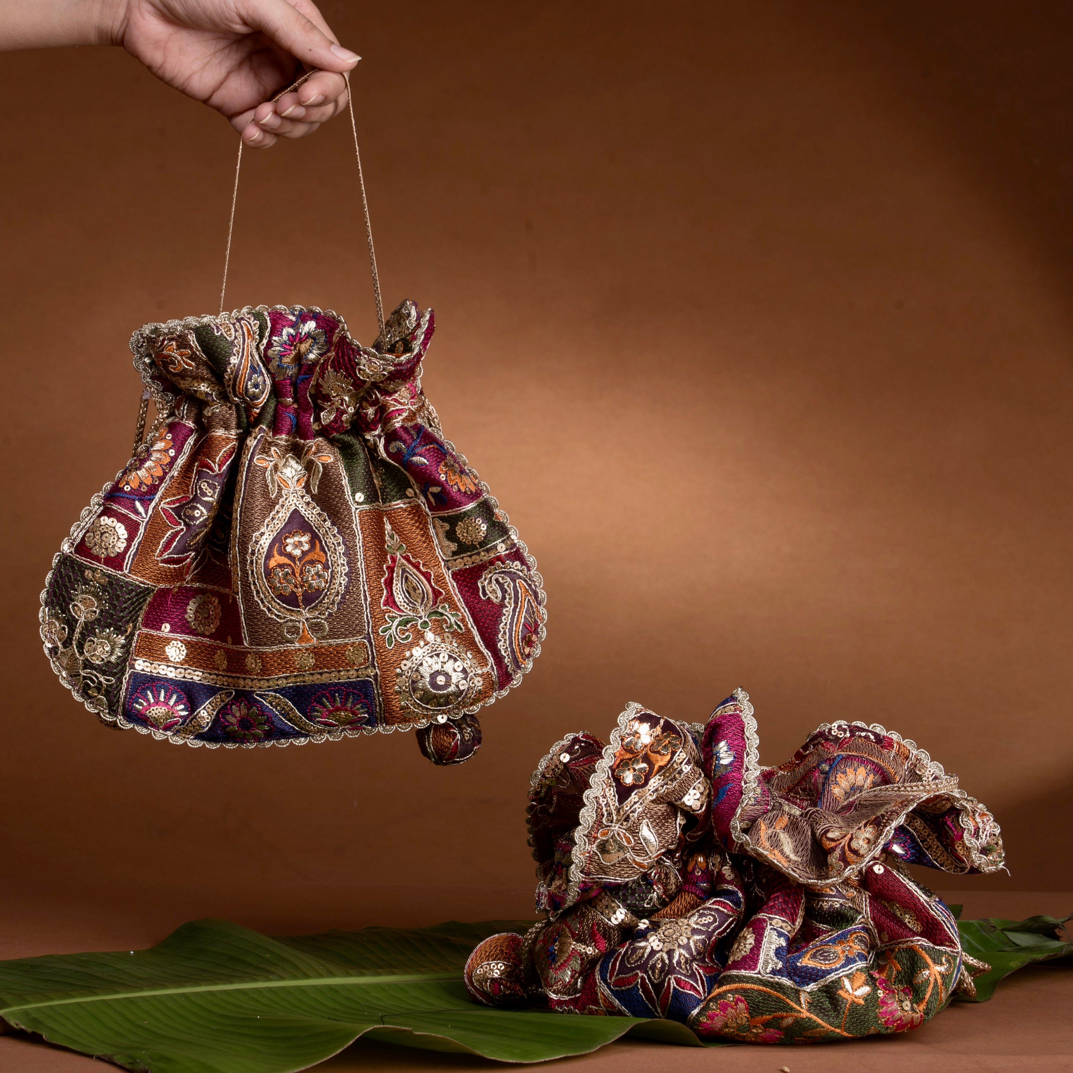 Gol Potli Bag Multicolor Rangeeli