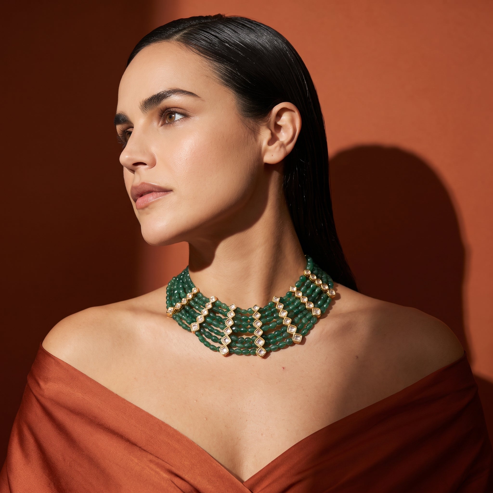 Zubeida Emerald Necklace