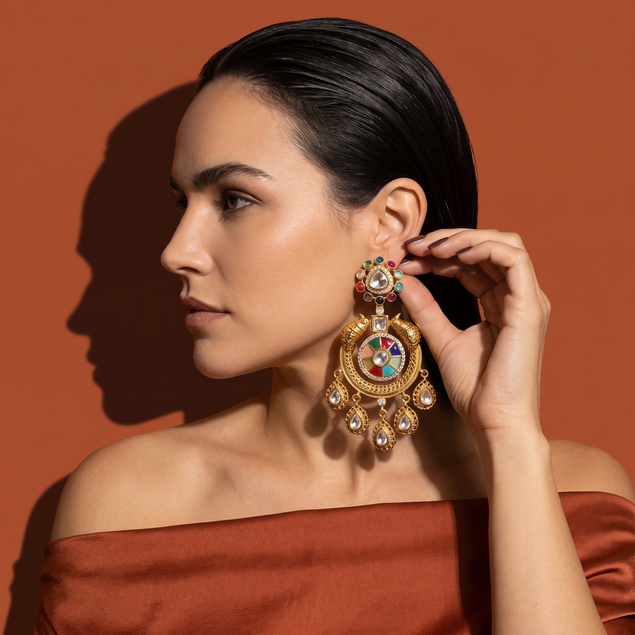 Navya Chandelier Earrings