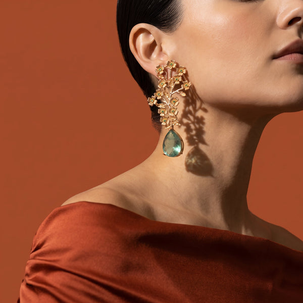Bloom Cascade Drop Earrings