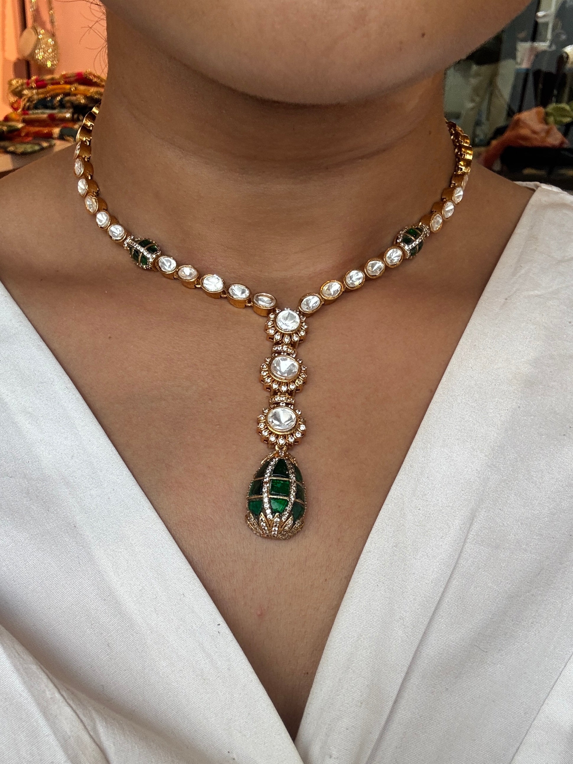 Trish Drop Necklace Set