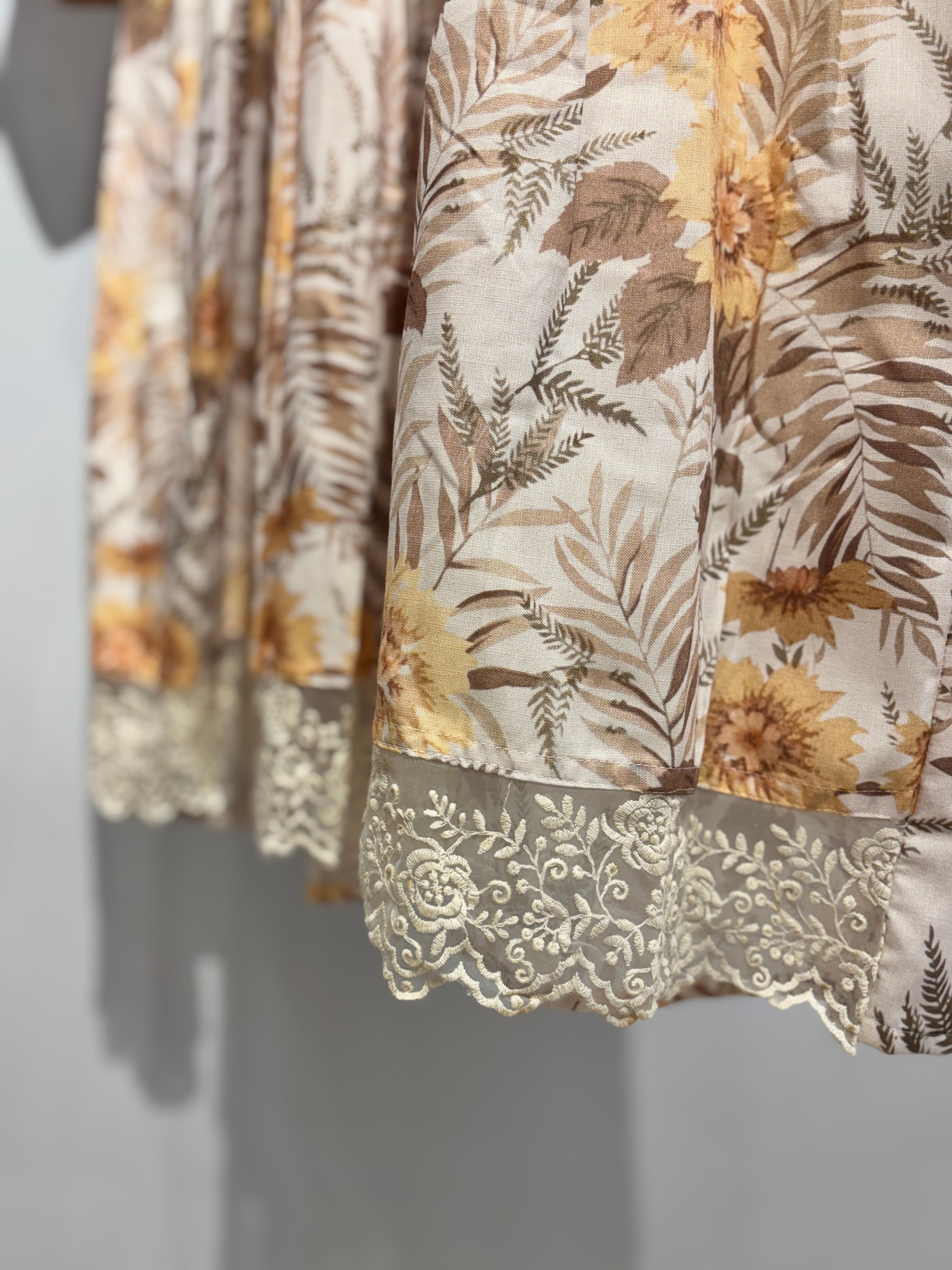 Floral Dress in yellow (Sale)