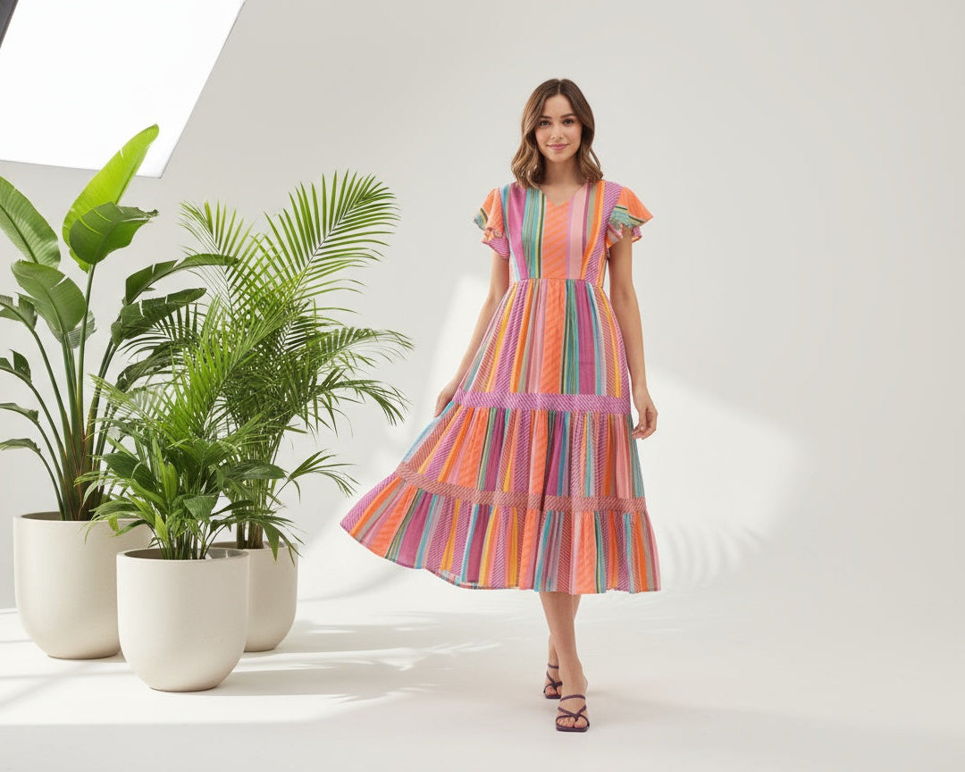 Cin Cin Striped Dress