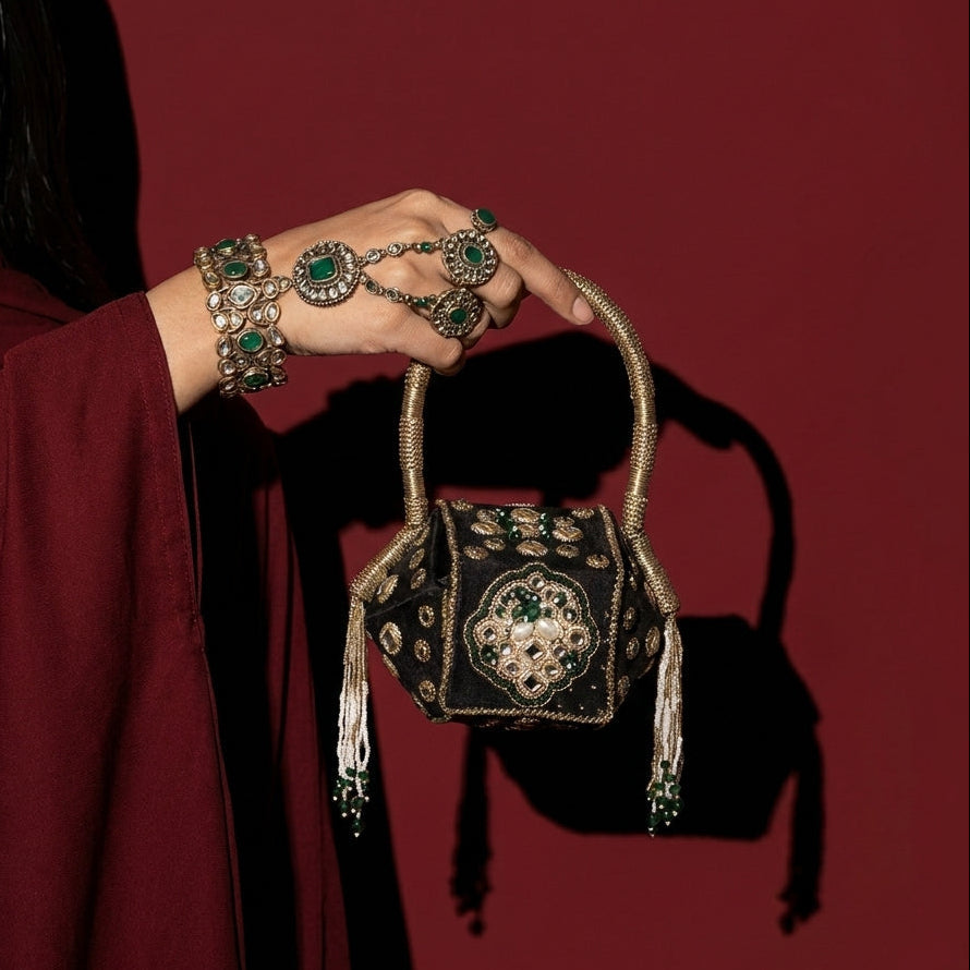 Sonam Kapoor with Jadau Nano Bag