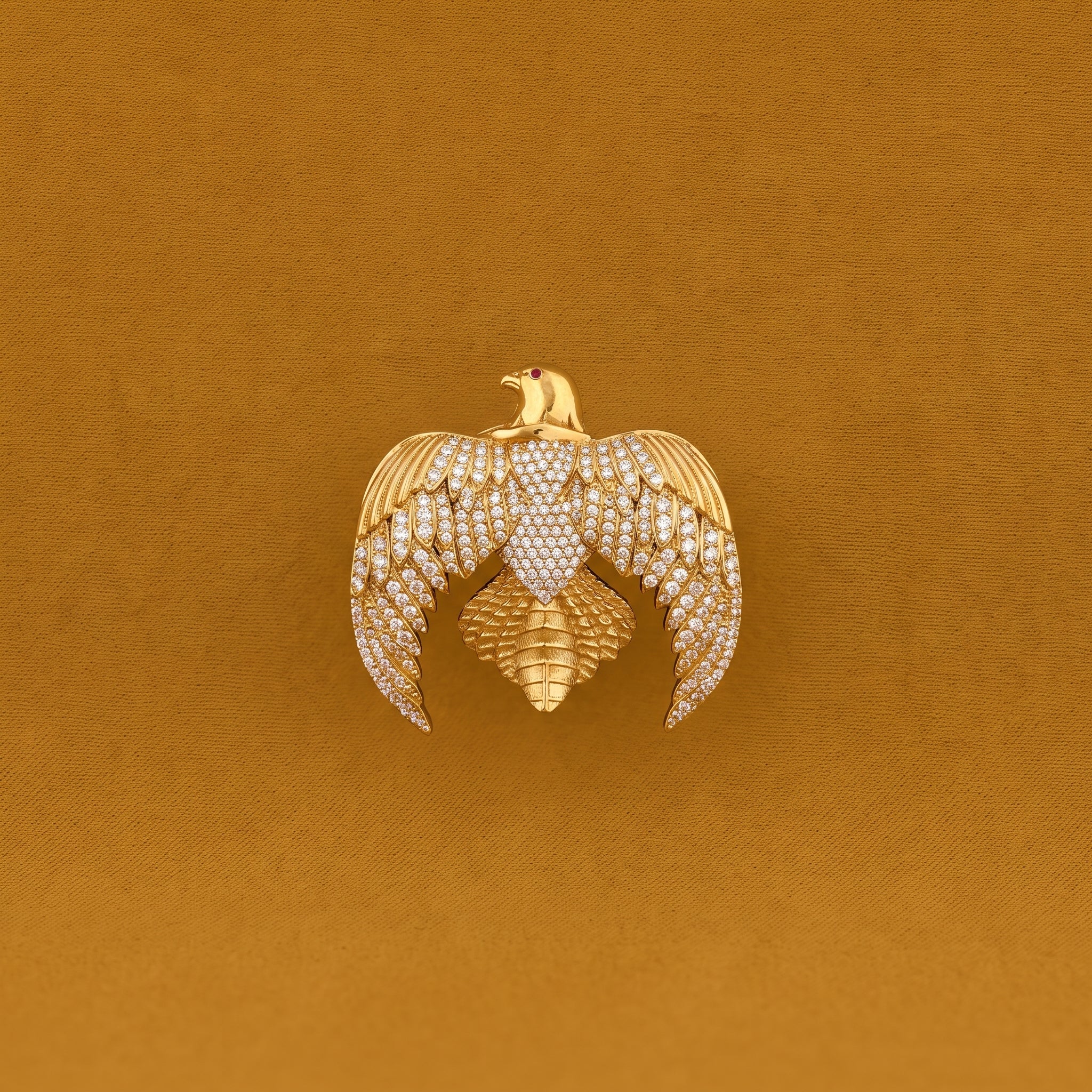 Winged Pendant Brooch