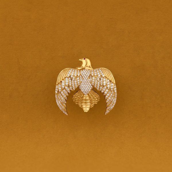 Winged Pendant Brooch