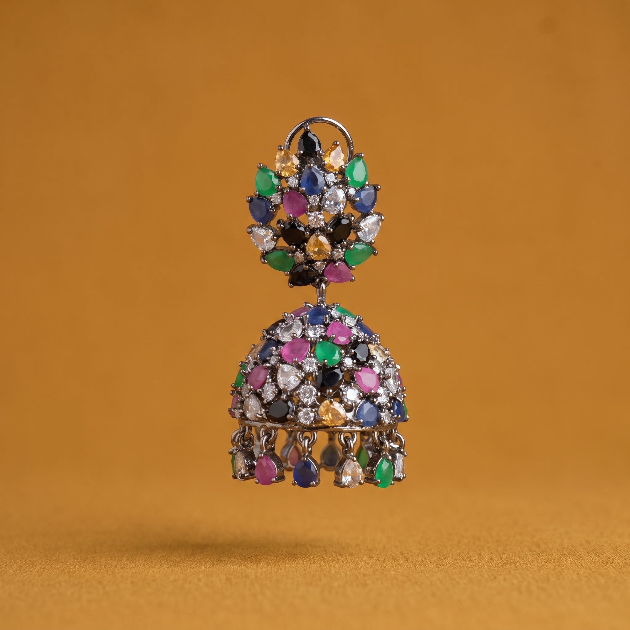 Gemstone Chandelier Earrings