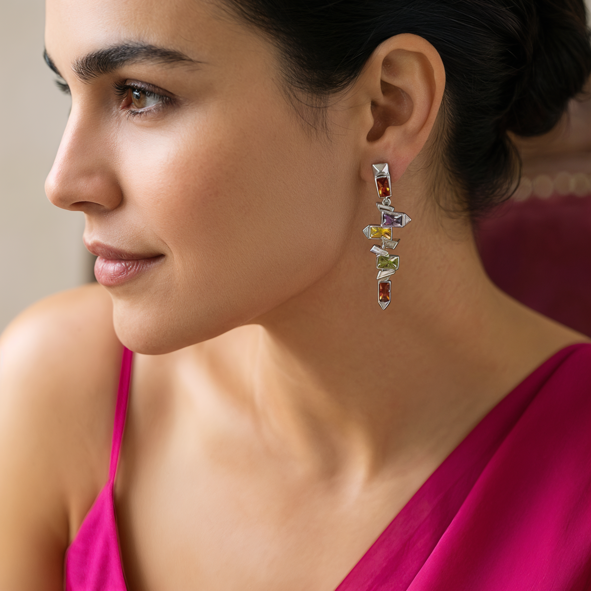 Prism Cascade Earrings