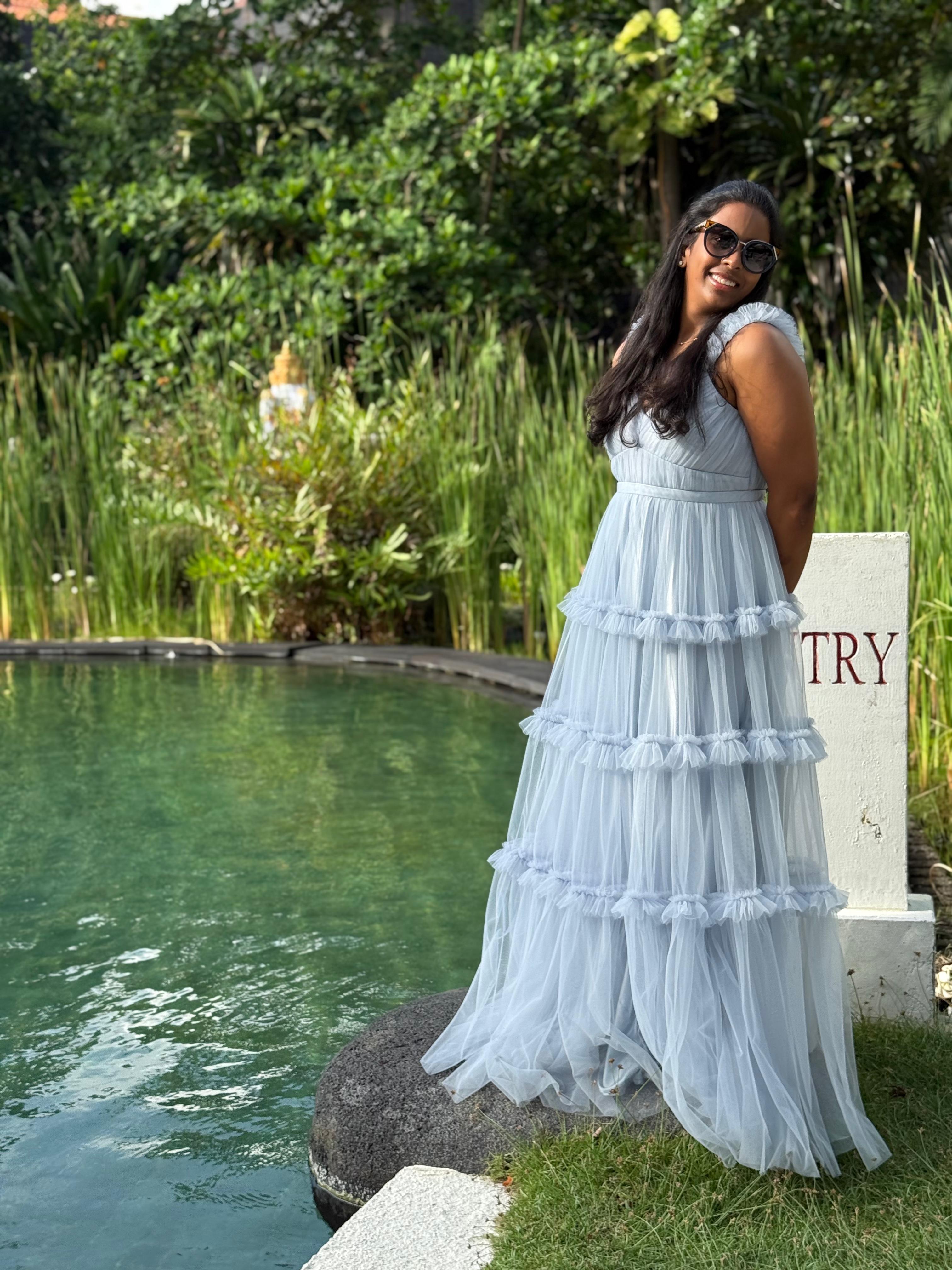 Seraphina tulle maternity dress gown – ethereal silhouette by Ozel