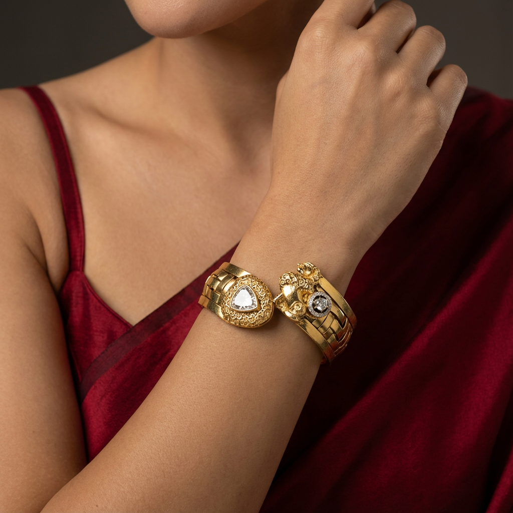 Polki Clasp Bracelet