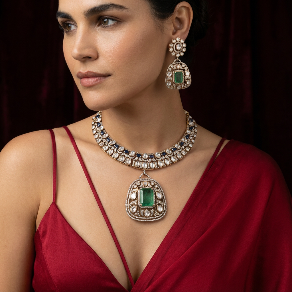 Aura Medallion Pendant Necklace