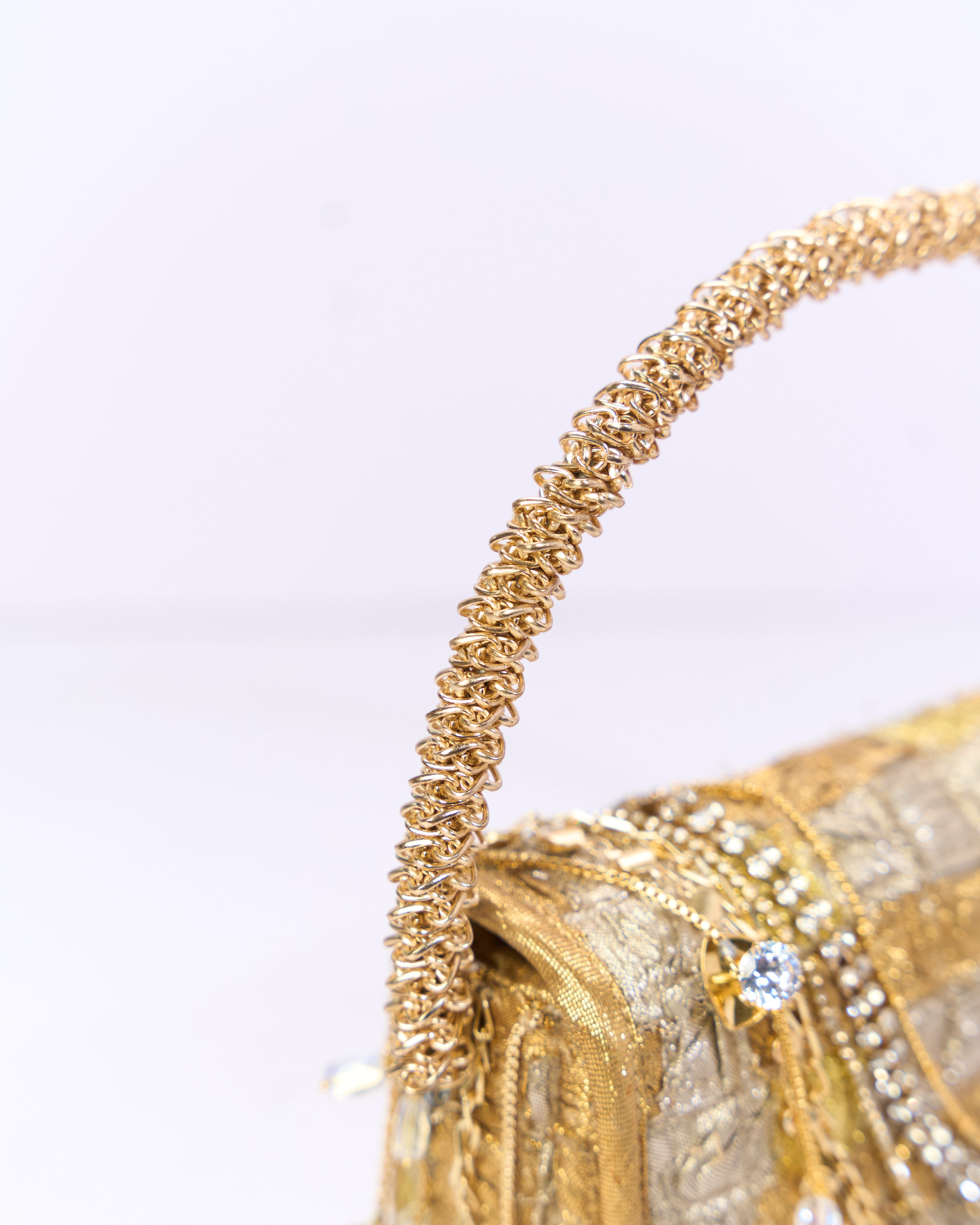 Deo Luxe Woven Flap Bag