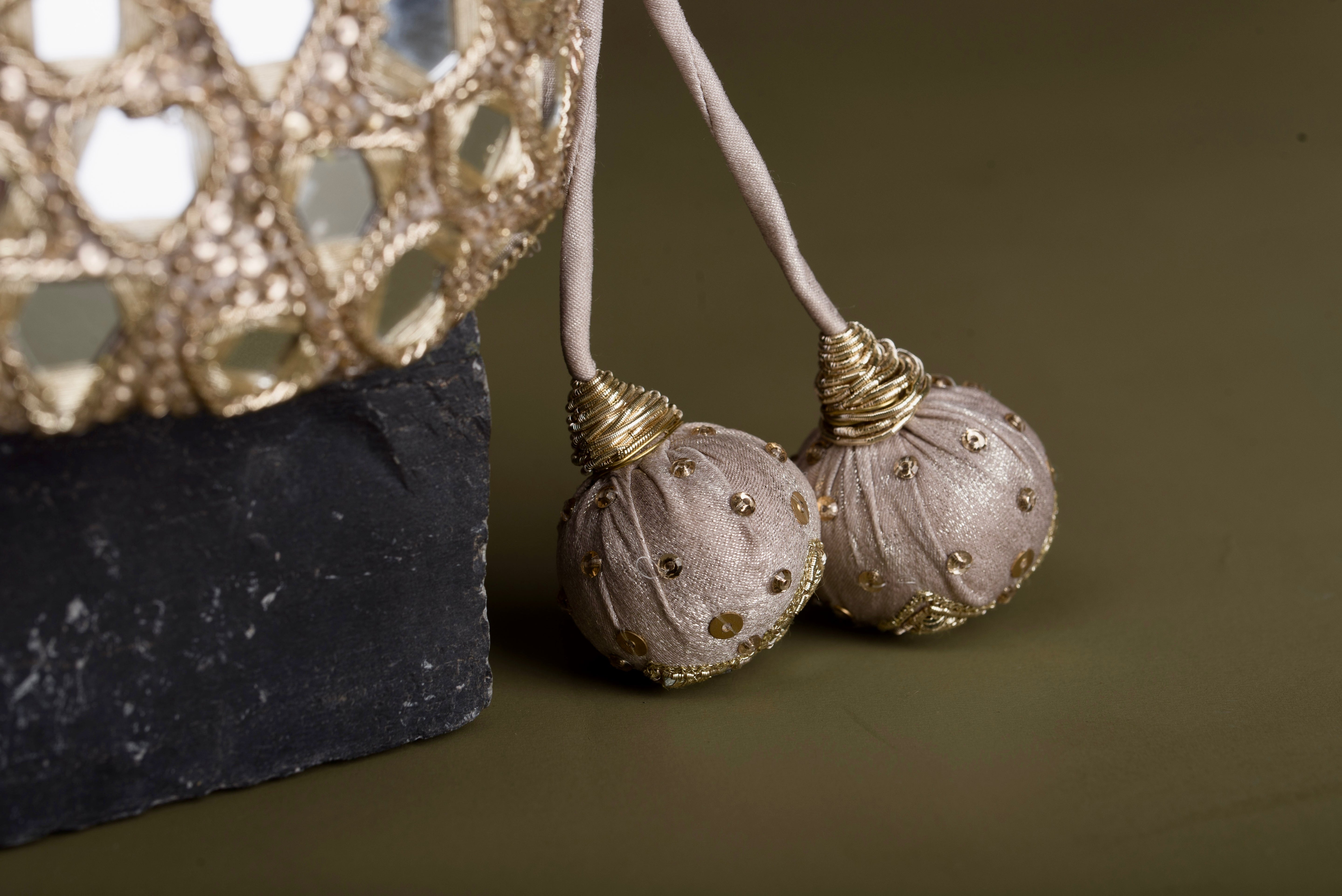 Mirror Work Bucket Bag