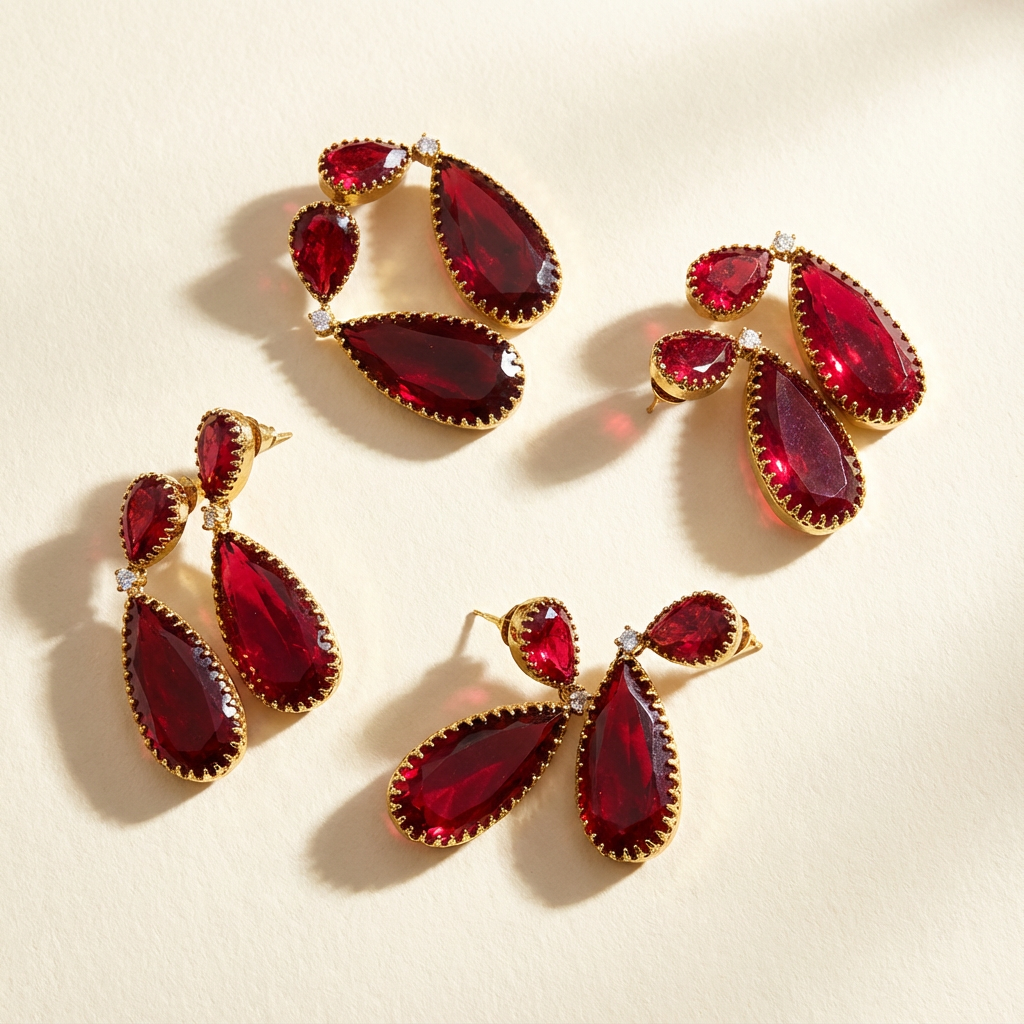 Scarlet Drop Earrings