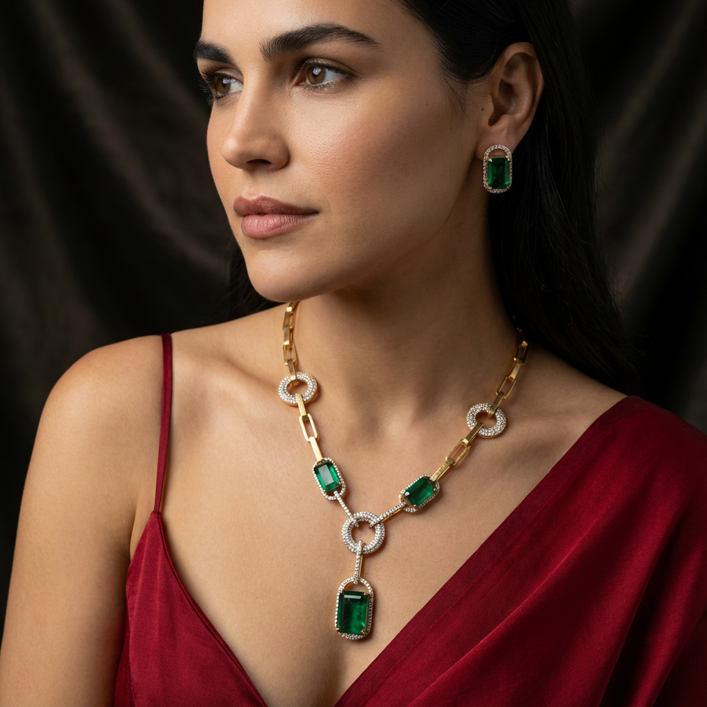 Verde Luminis Necklace Set