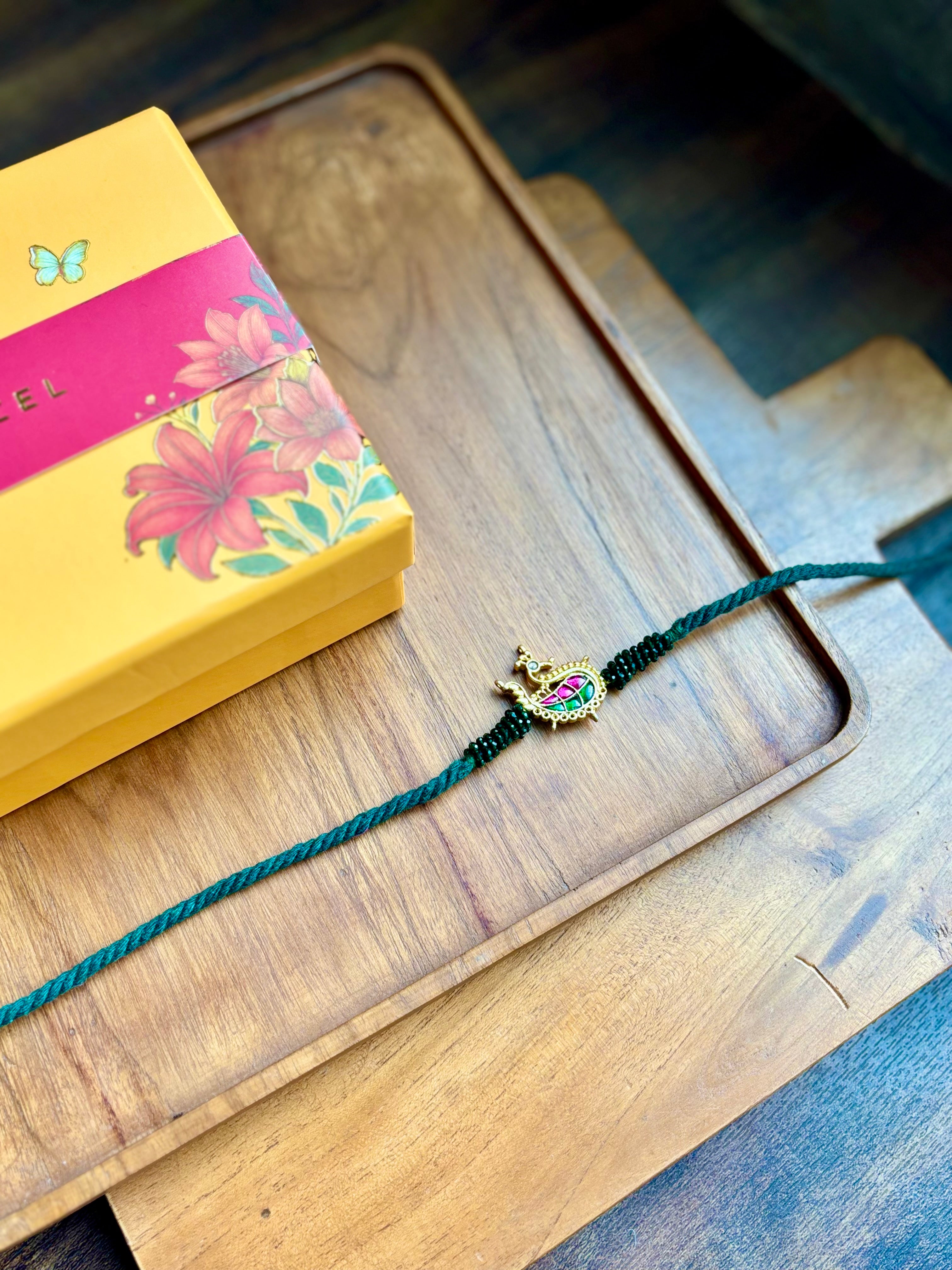 Kaeki Rakhi ( Pink & Green)