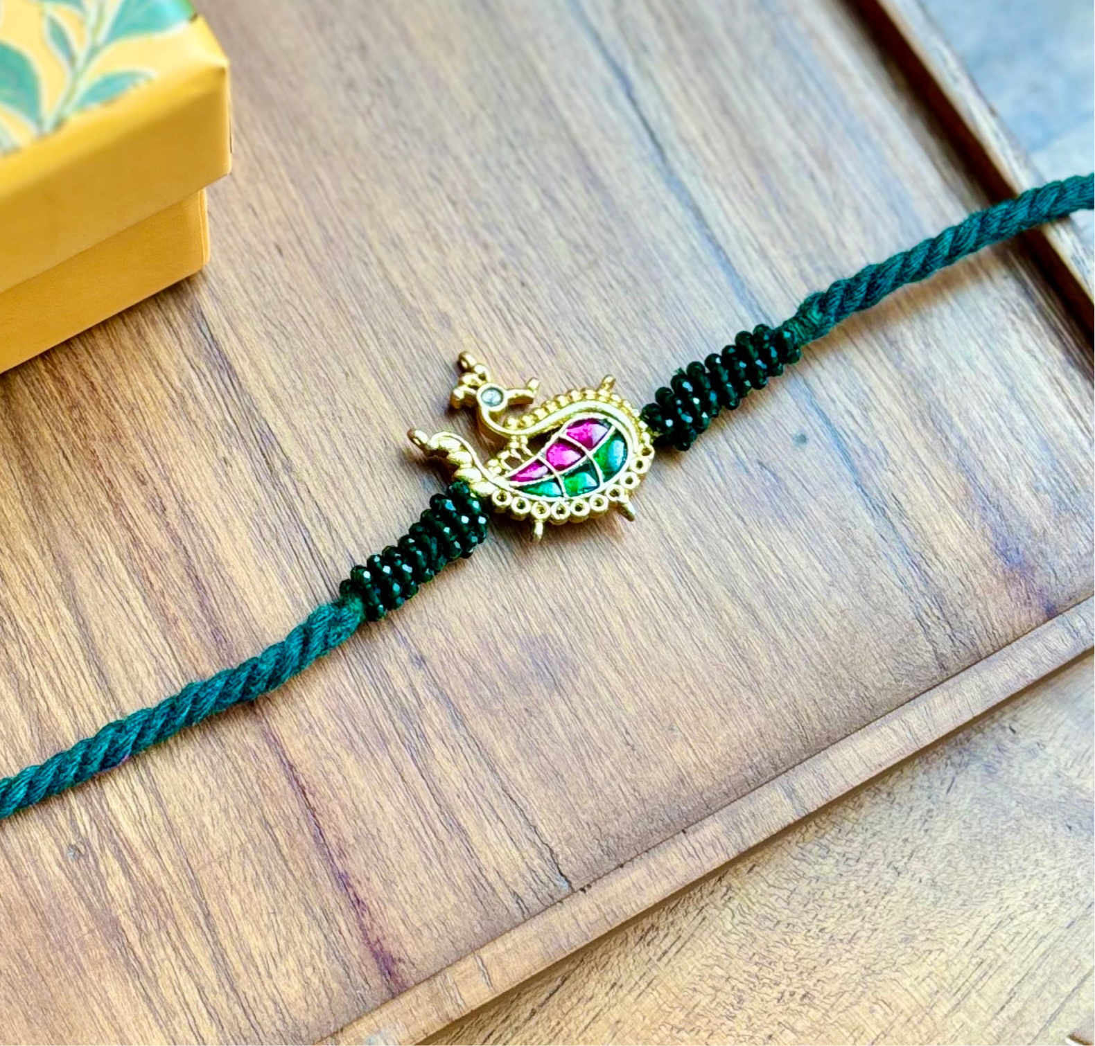 Kaeki Rakhi ( Pink & Green)
