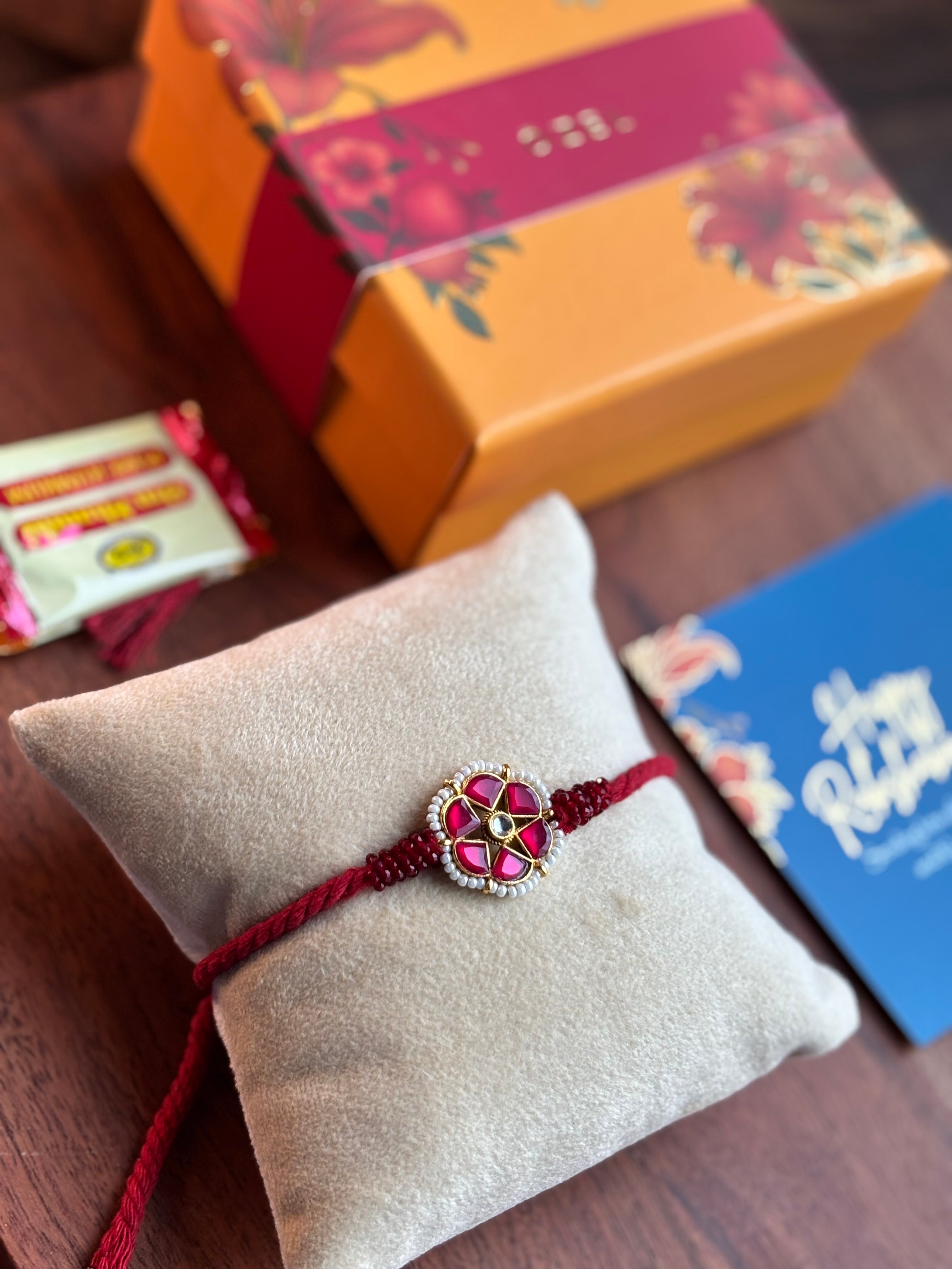 Pushp Rakhi (Pink)