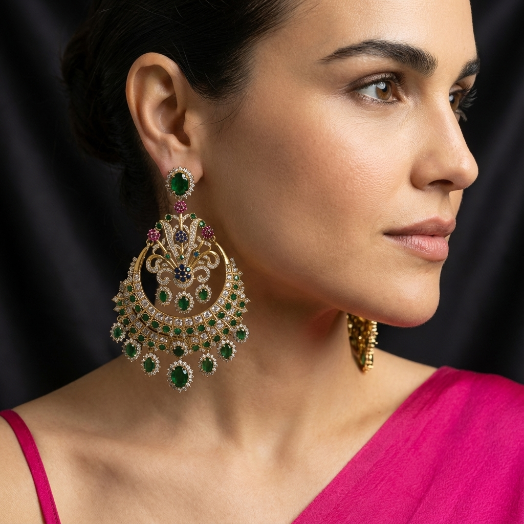 Bagh Vintage Gemstone Earrings