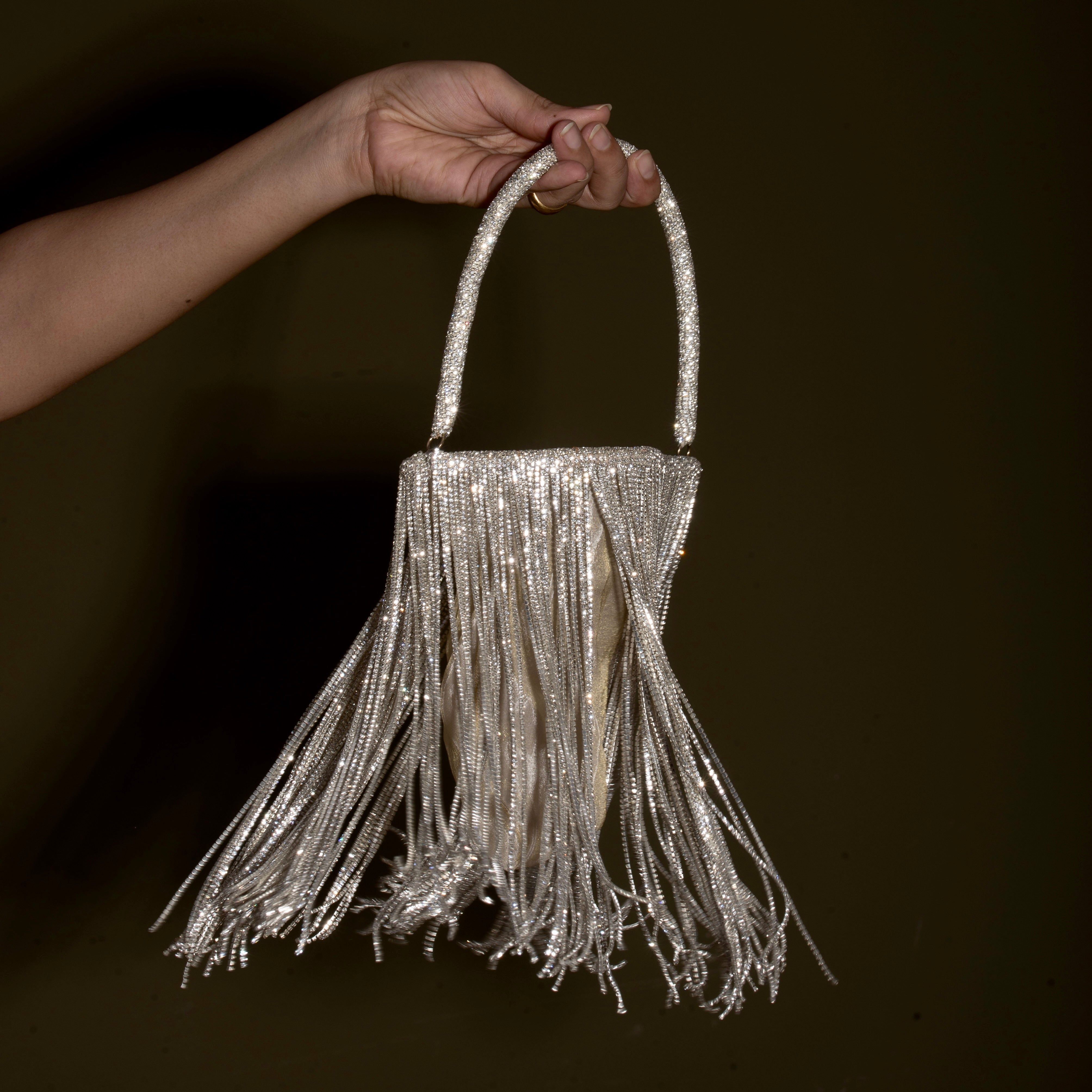 Giselle Chainstone Bling Bag