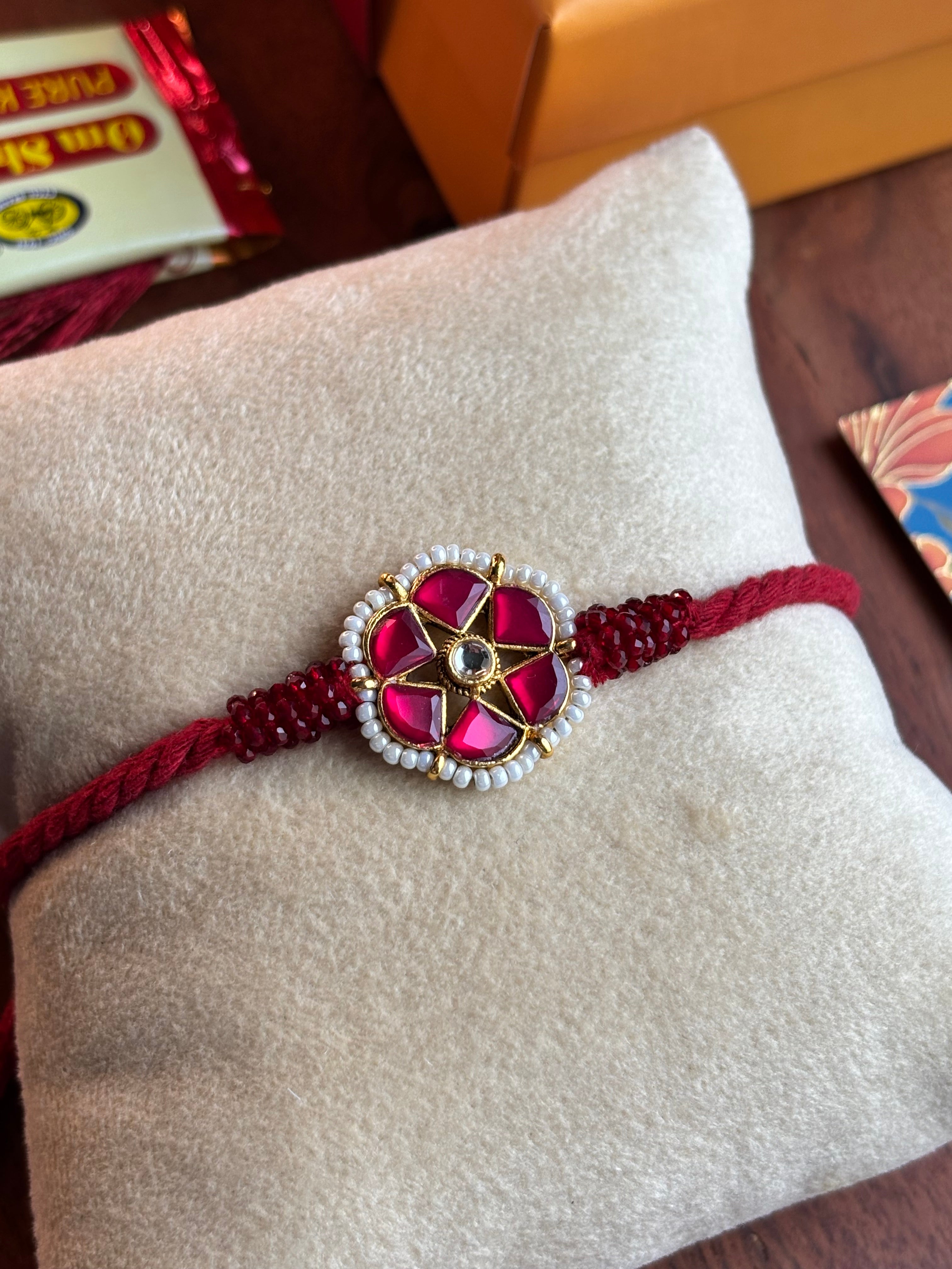 Pushp Rakhi (Pink)