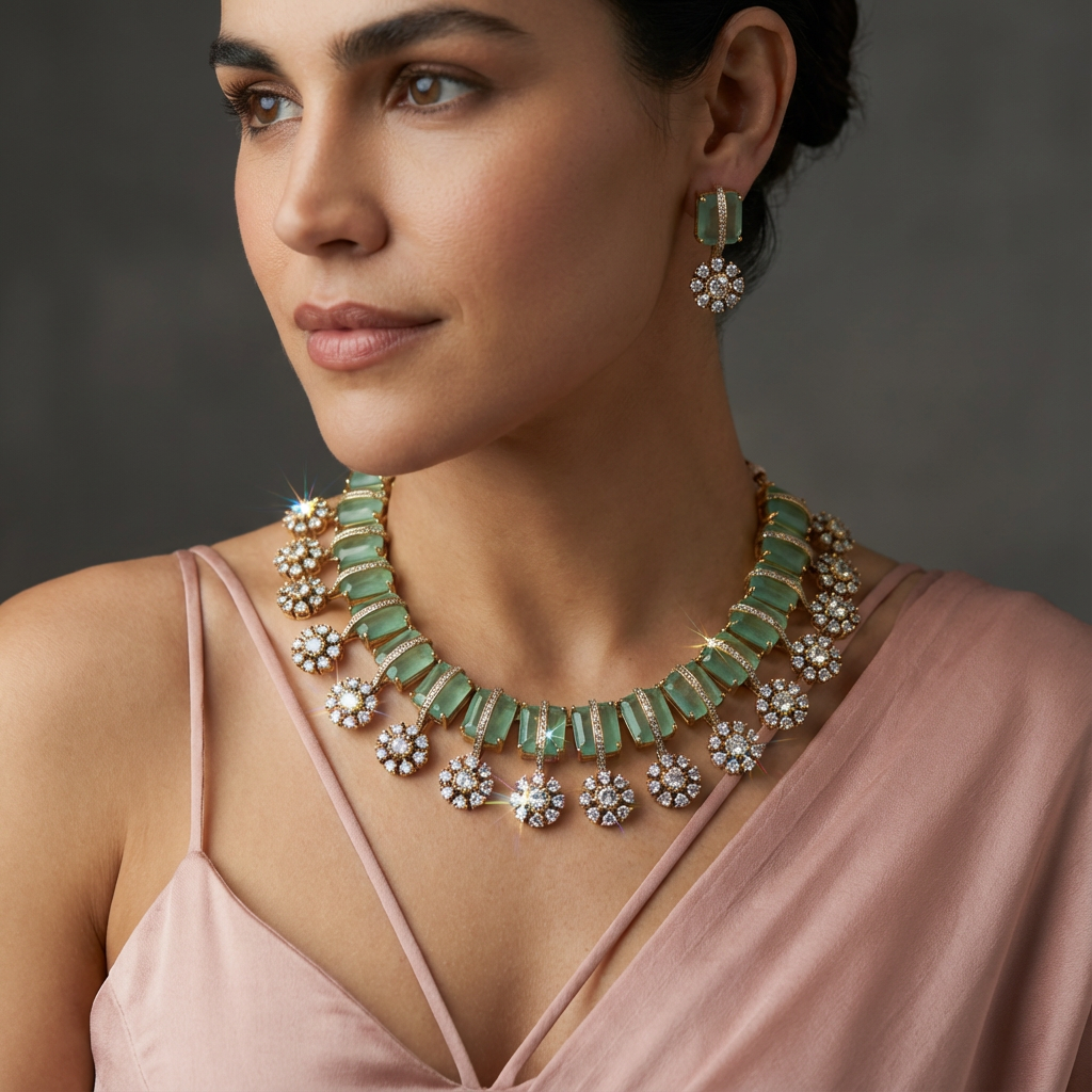 Gulmohar Necklace Set