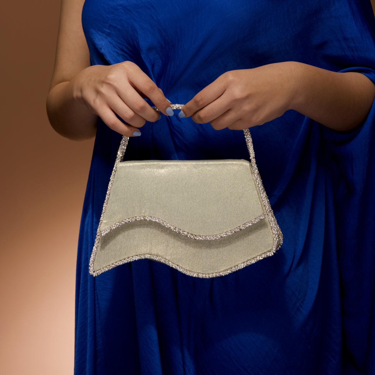 Frame Metallic Mint Green Bag