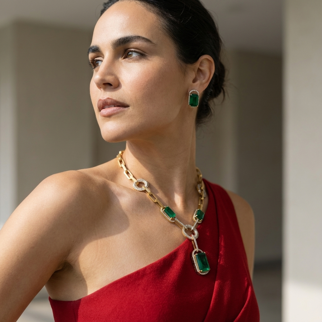 Verde Luminis Necklace Set