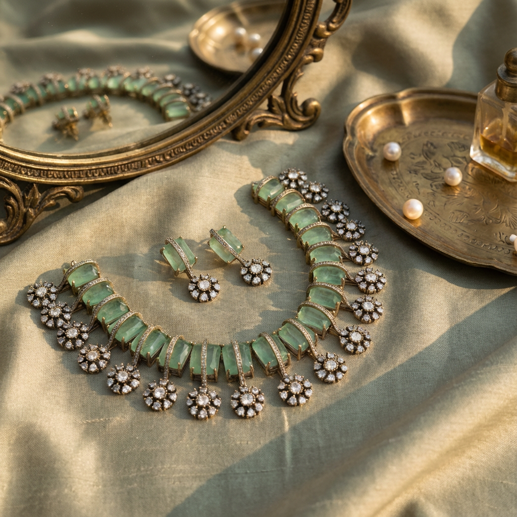 Gulmohar Necklace Set
