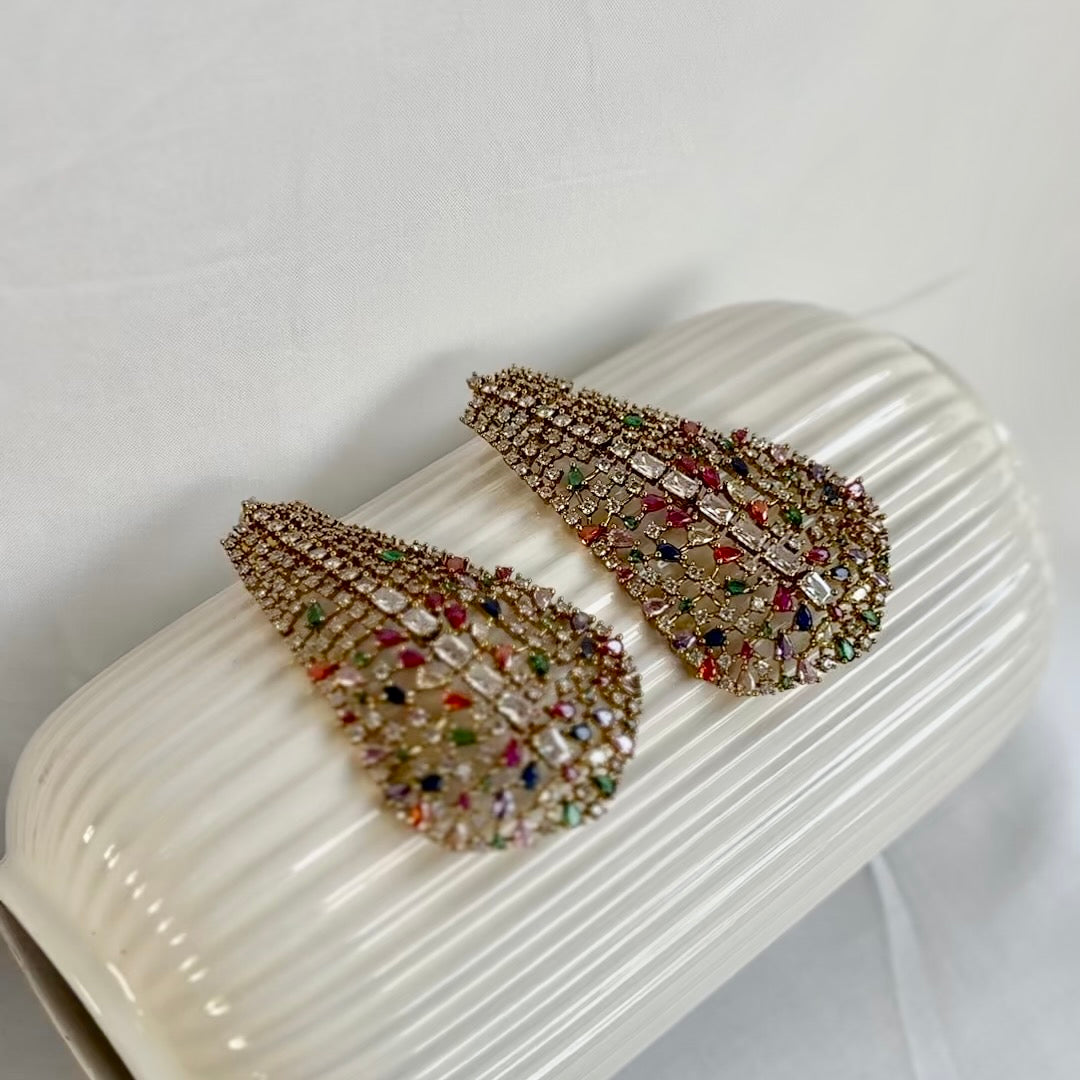 Prism Multicolor gems earrings