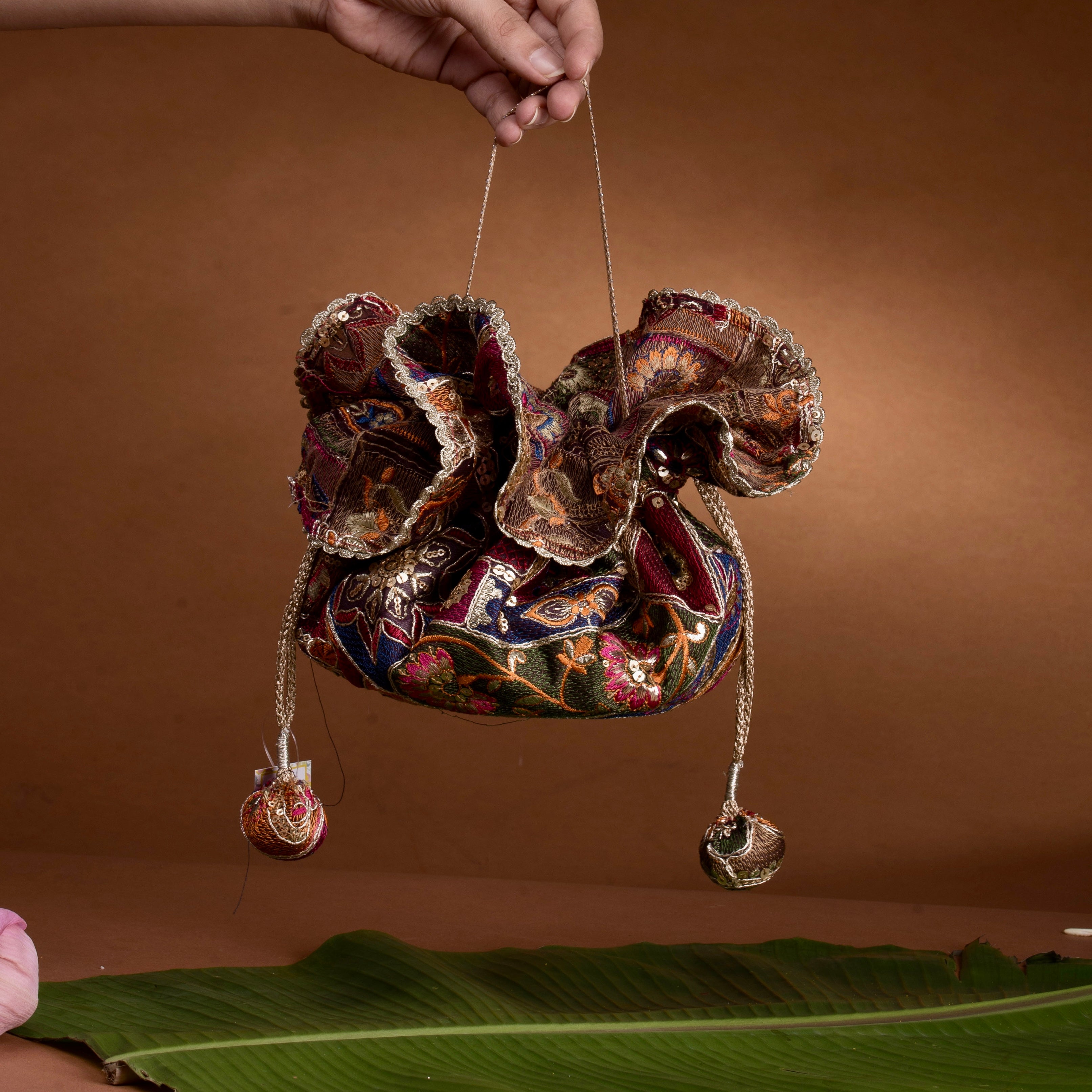 Gol Potli Bag Multicolor Rangeeli
