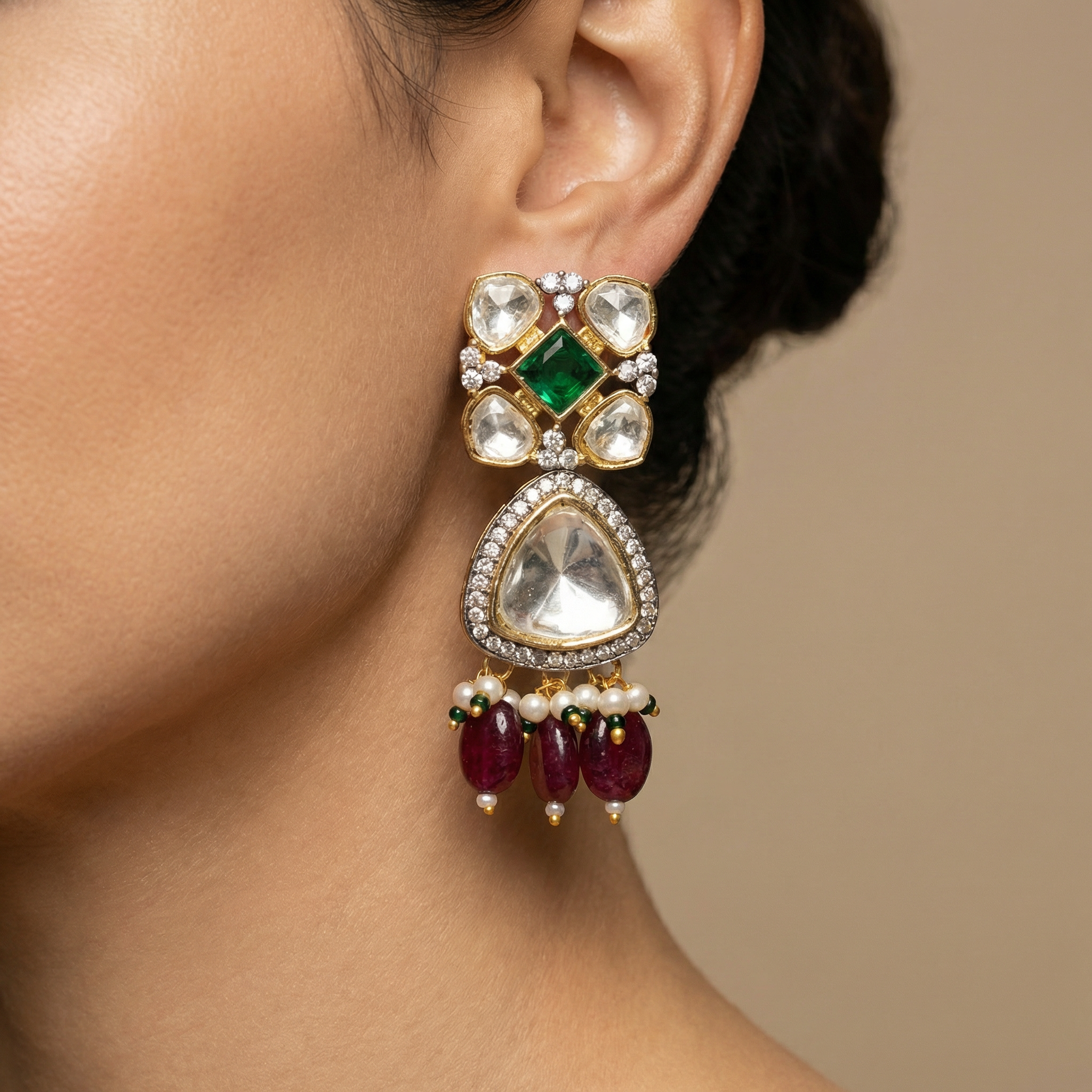 Ahaana Regal Drop Earrings