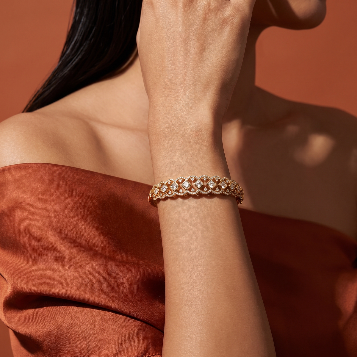 Aruna Polki Bracelet