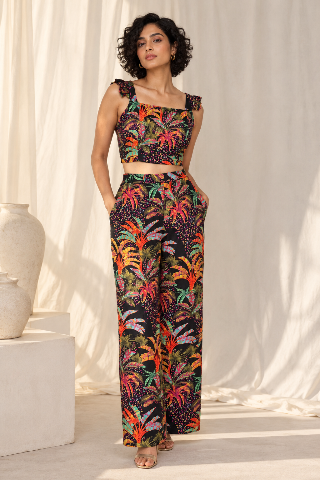 Tropical Bloom Co-ord Set
