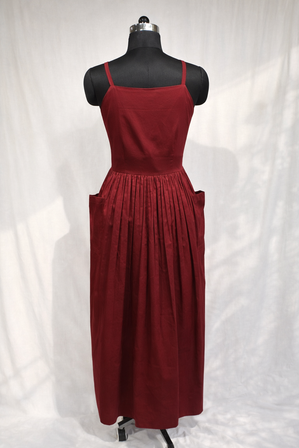 Scarlet Tie Up Dress – dramatic scarlet dress by Ozel