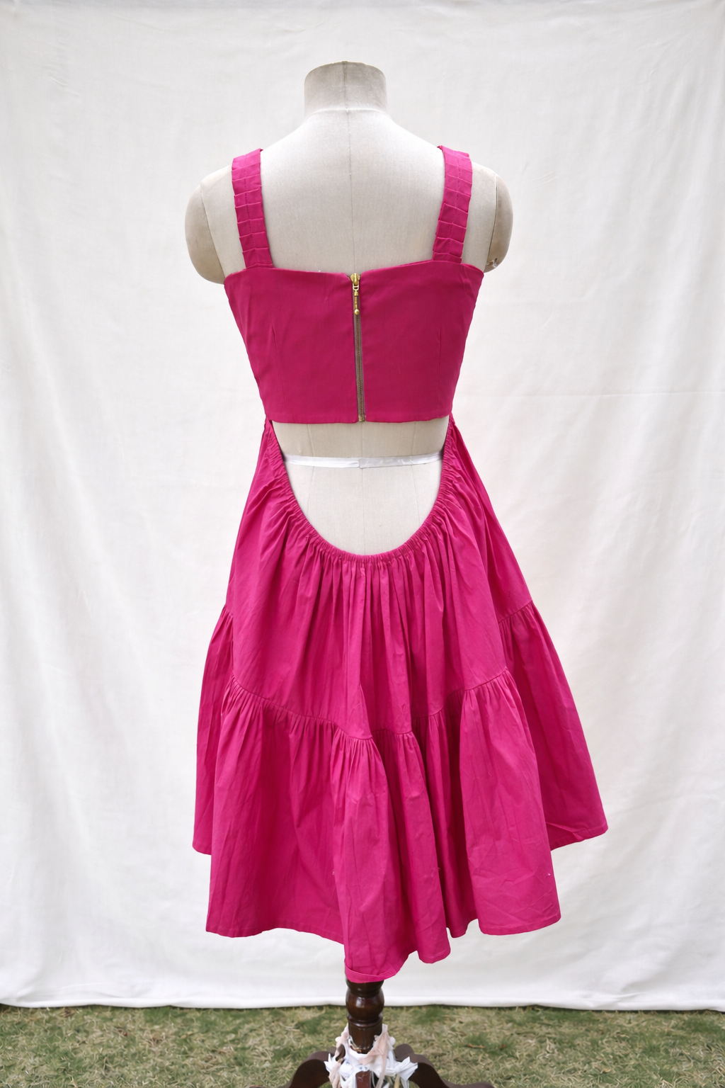 Pink Pop Long Dress – celebration pink dress by Ozel