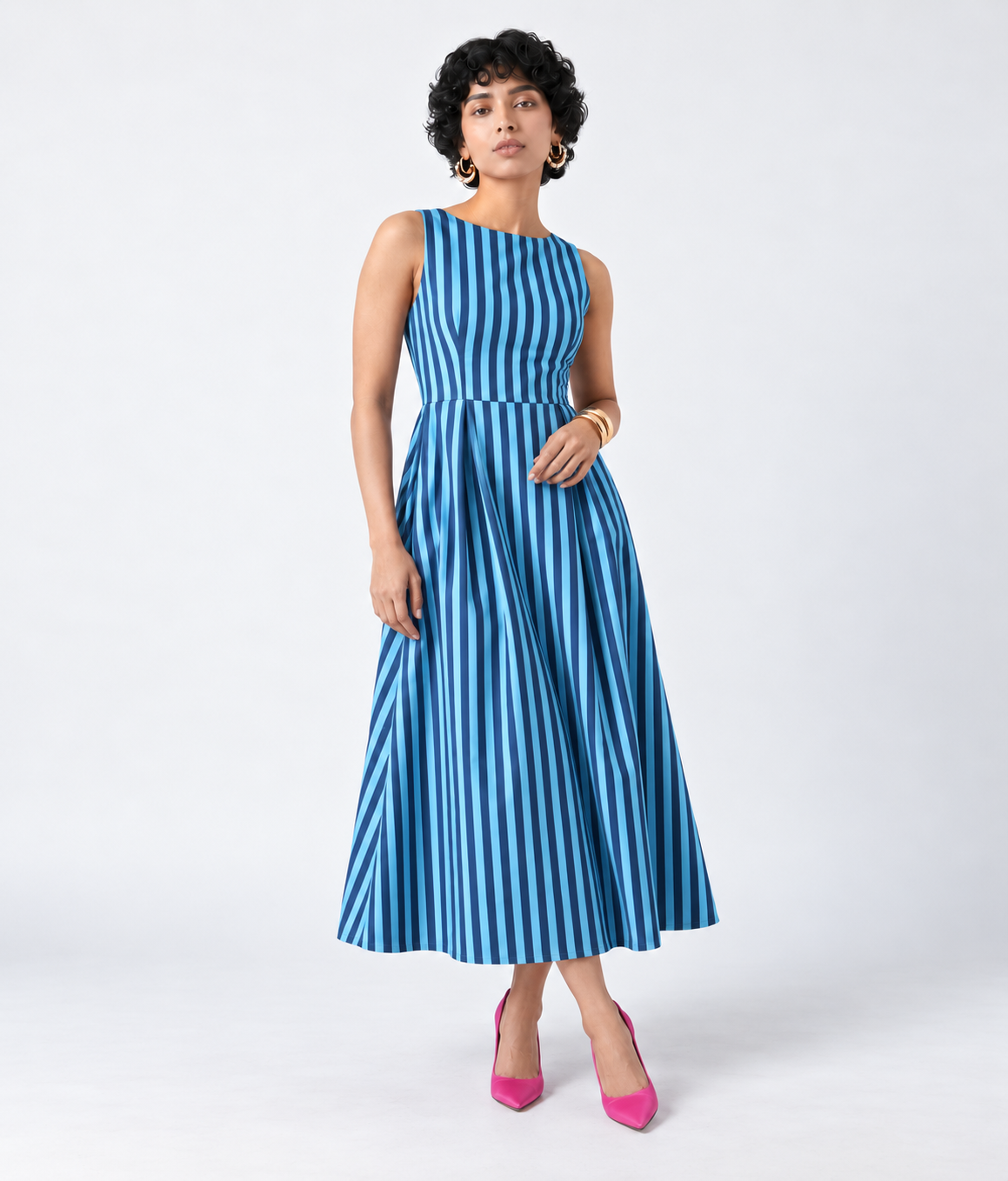 Blue Stripe Dress