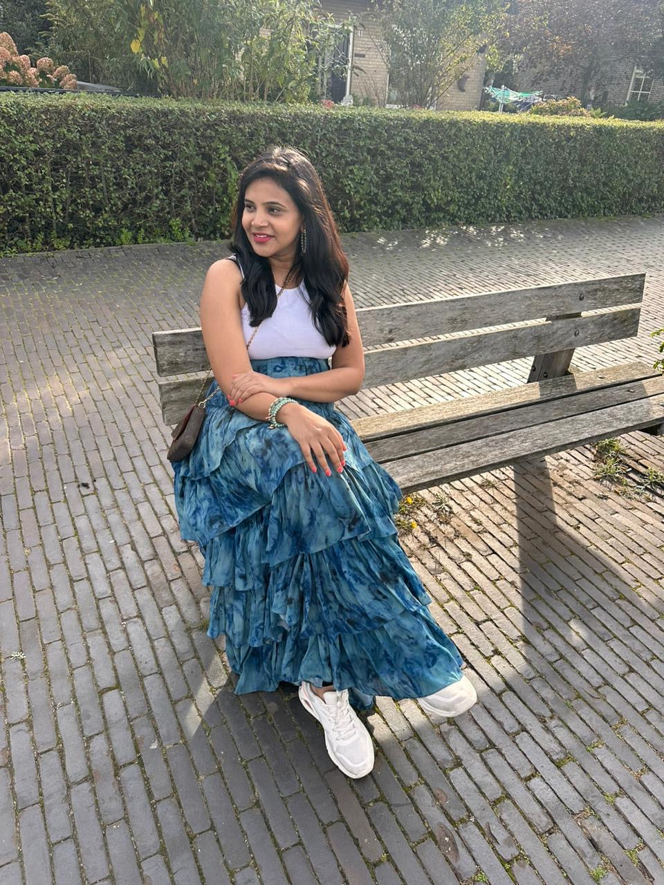 Blue Corset Skirt - Ozel