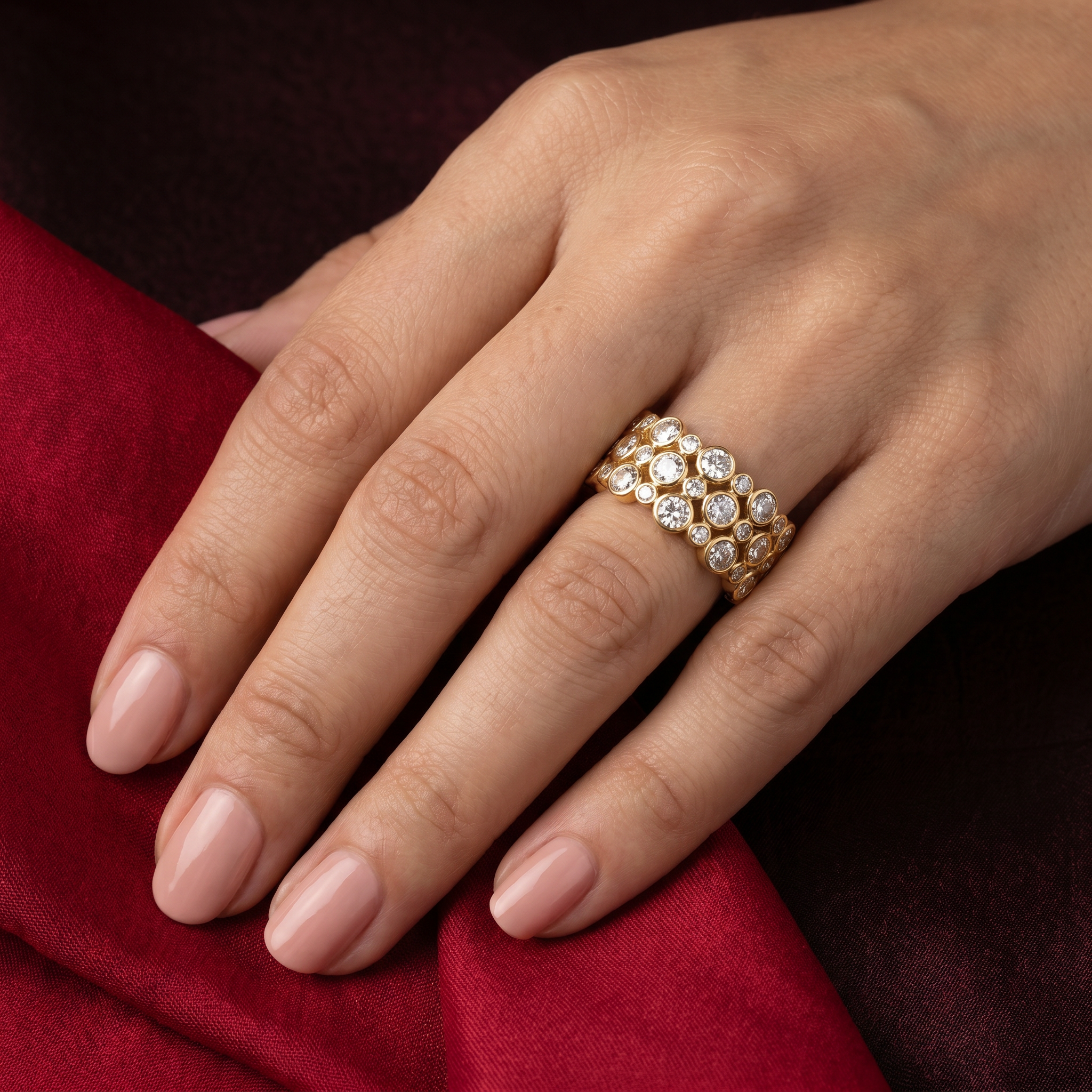 Diana Bubble Diamond Ring