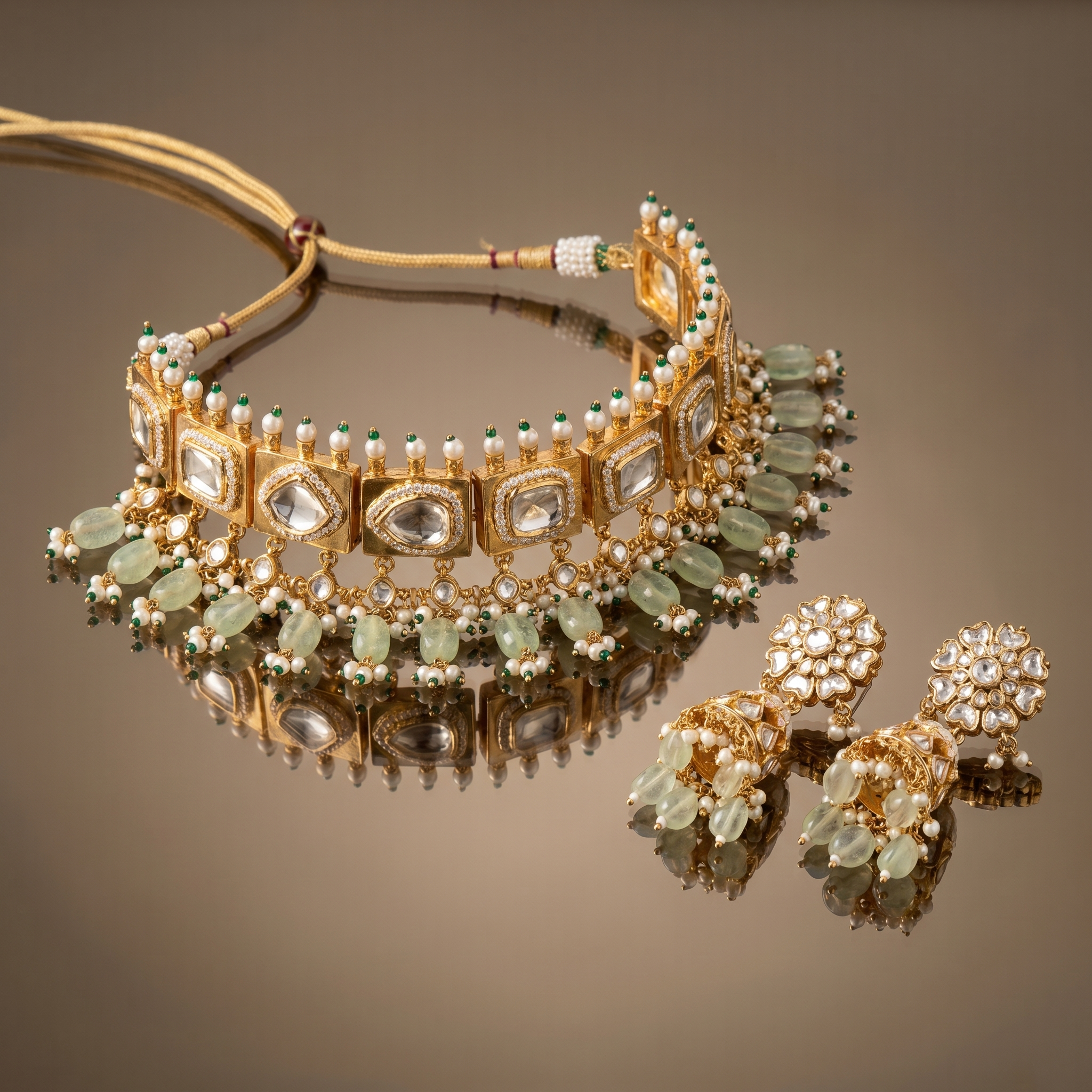Deval Heritage Kundan Choker Set