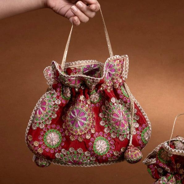Chakra U Shape Potli Bag