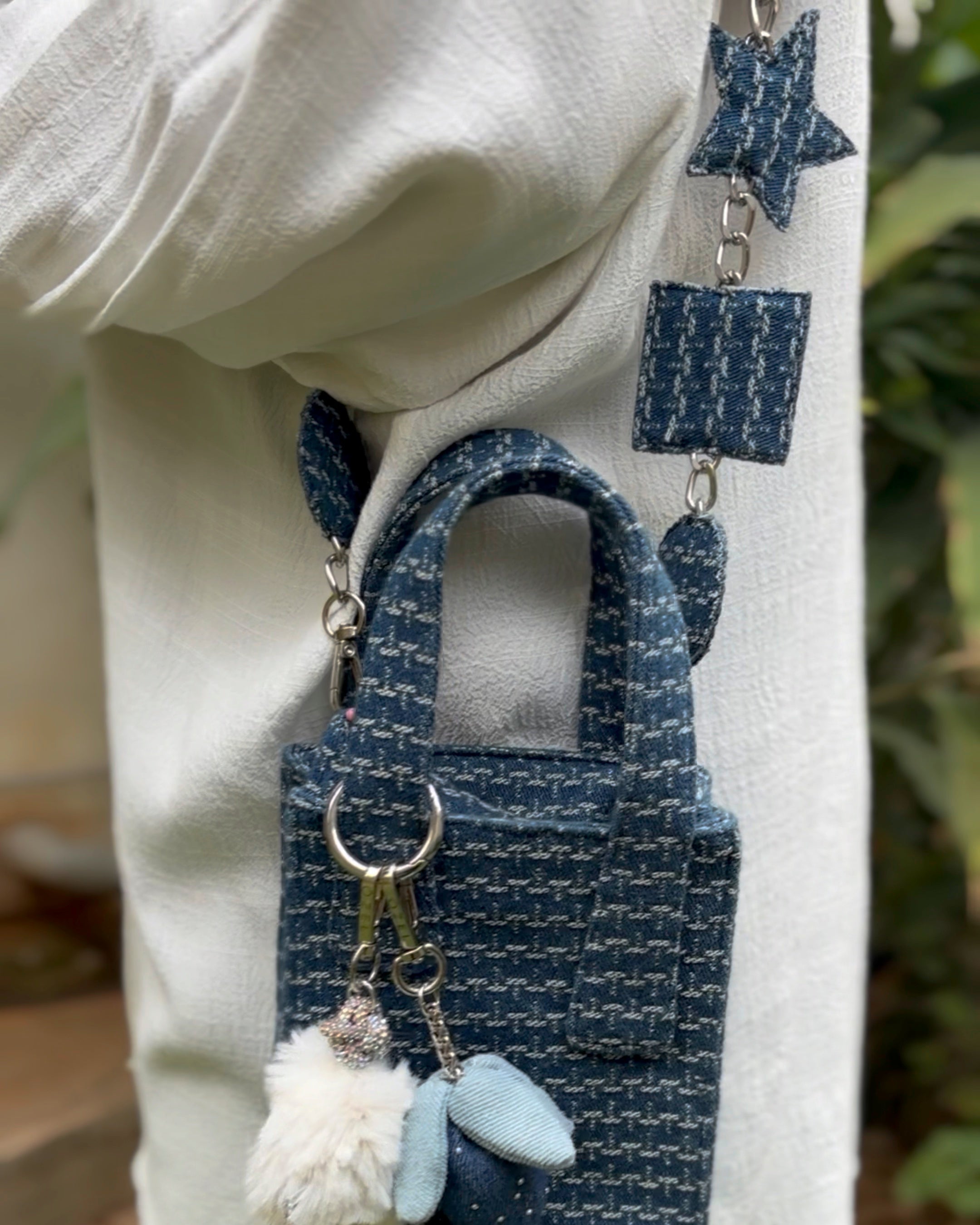 Pixie denim mini tote Bag