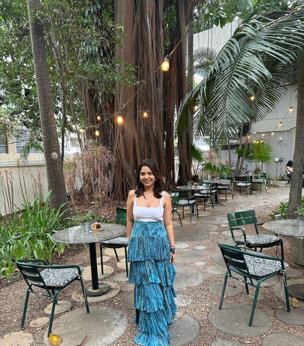 Blue Corset Skirt