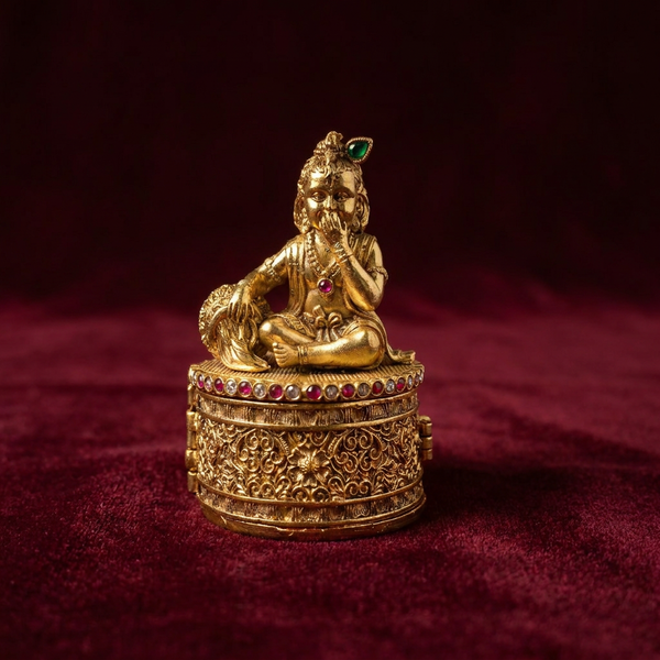 Gulnaar Brass Keepsake Box