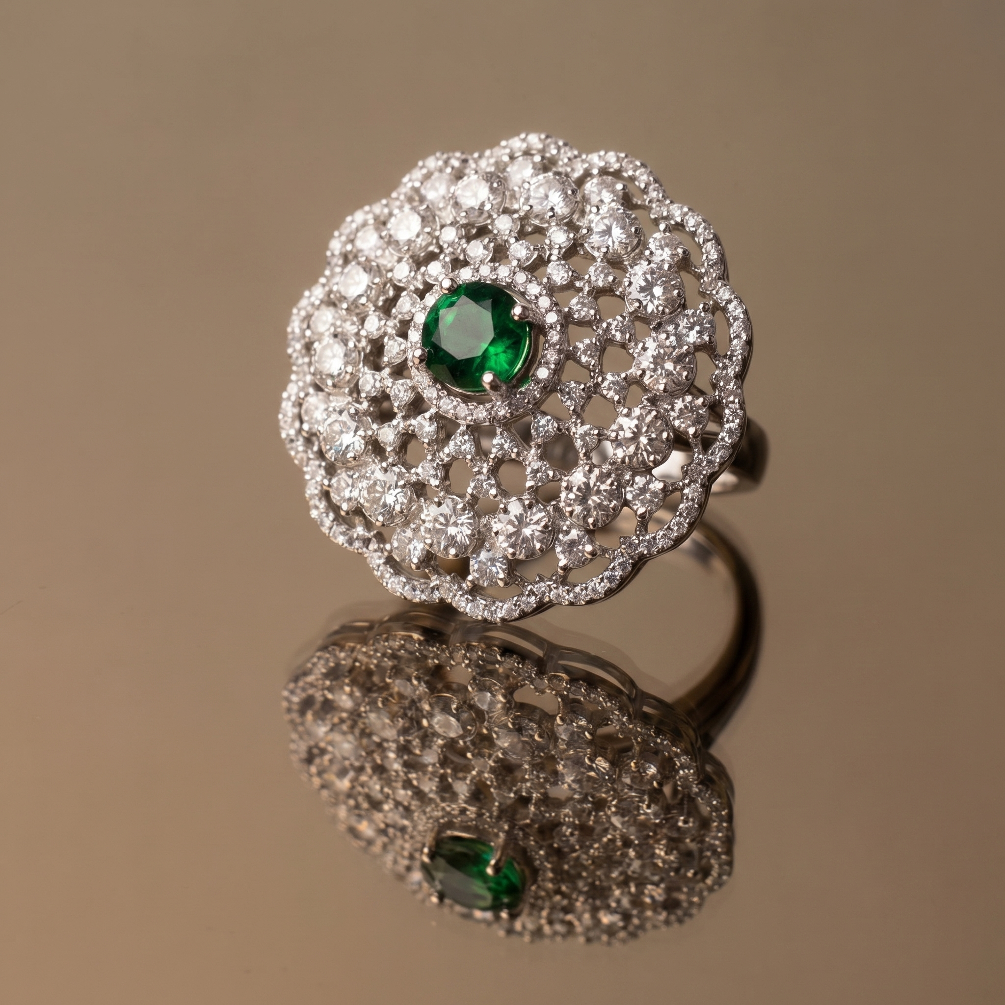 Ira Emerald Bloom Ring
