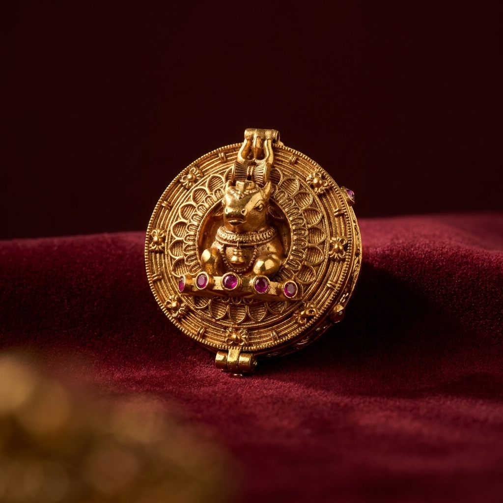 Kashni Brass Keepsake Box